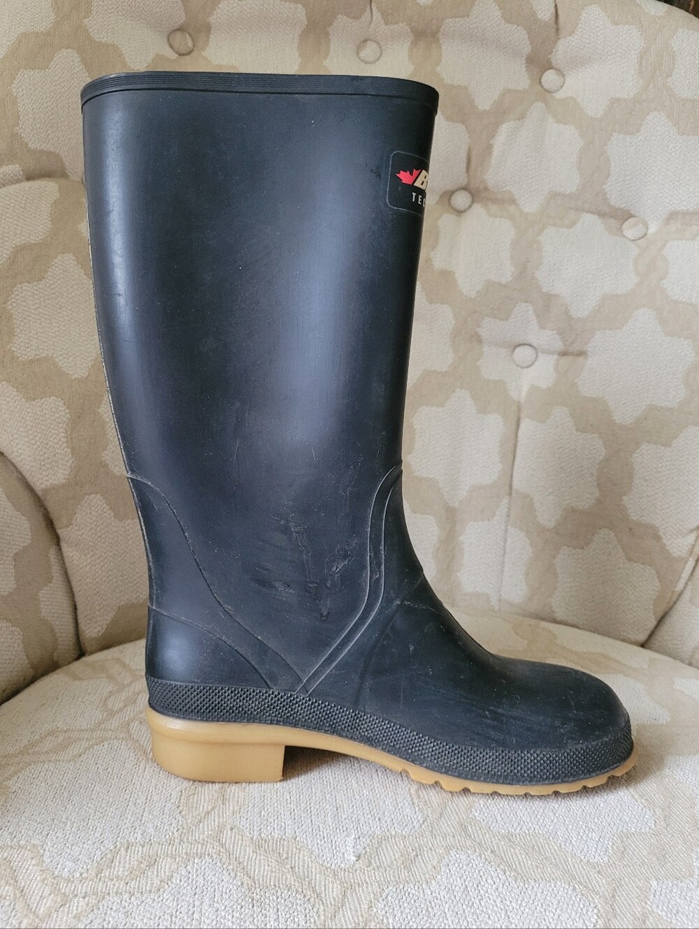 BAFFIN RUBBER RAINBOOTS CSA PROTECTIVE FOOTWEAR BLACK WOMEN'S 6 - Picture 9 of 15